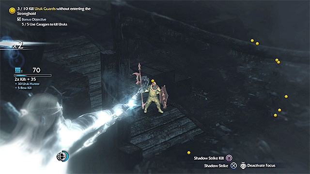 It is best to eliminate the orcs with the bow - Jaws of Steel (bow) | Weapon Missions - Weapon Missions - Middle-earth: Shadow of Mordor Game Guide