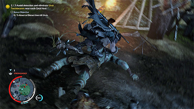 Attack, in melee, those of the enemies that you cannot reach with the bow - The Scouring of the Shadow (dagger) | Weapon Missions - Weapon Missions - Middle-earth: Shadow of Mordor Game Guide