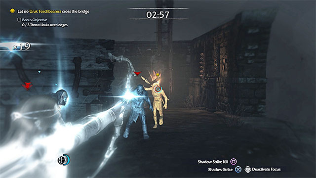 Quite unusually, there is a set time limit to complete this mission - They Shall Not Pass (sword) | Weapon Missions - Weapon Missions - Middle-earth: Shadow of Mordor Game Guide