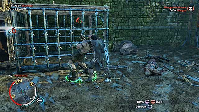 You need to grab the Captain and brand him - Extra mission: Brand the Warchiefs | Main missions - Main missions - Middle-earth: Shadow of Mordor Game Guide