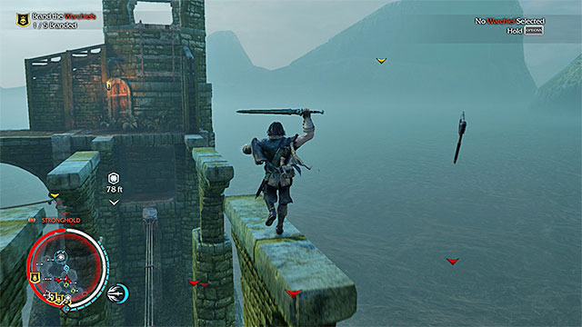 Reach the part of the fort, where the artifact is, by jumping over the stone blocks, or using ropes. - List of artifacts: Nurn | Collectibles - Artifacts - Artifacts - Middle-earth: Shadow of Mordor Game Guide