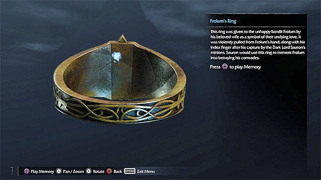 The artifact atop the tower in the ruins - List of artifacts: Nurn | Collectibles - Artifacts - Artifacts - Middle-earth: Shadow of Mordor Game Guide