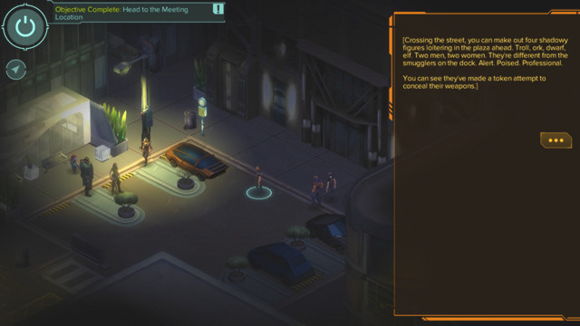 The meeting point- the conversation has no effect on what happens next - Hard Landing - main mission - Docks M1 - Shadowrun: Hong Kong - Game Guide and Walkthrough