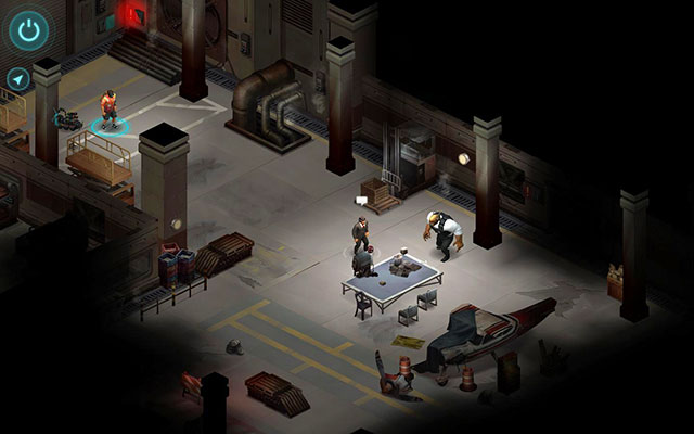 Aquirre sipping his coffee - The Warehouse - Walkthrough - Shadowrun Returns - Game Guide and Walkthrough