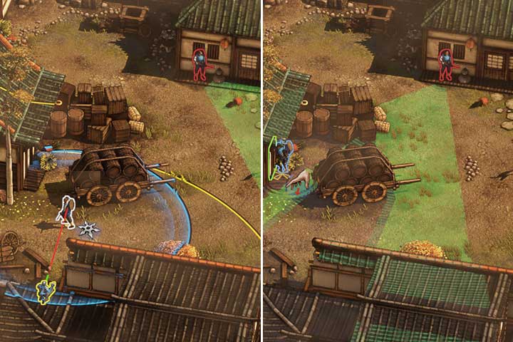 The action before you requires a bit of precision and speed - Mission 1 - Osaka Castle | Walkthrough - Campaign - Shadow Tactics: Blades of the Shogun Game Guide