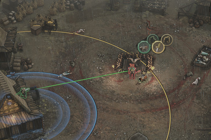 The Shadow Mode will let you finish off this strong opponent quickly and painlessly. - Mission 7 - Suganuma Village | Walkthrough - Campaign - Shadow Tactics: Blades of the Shogun Game Guide