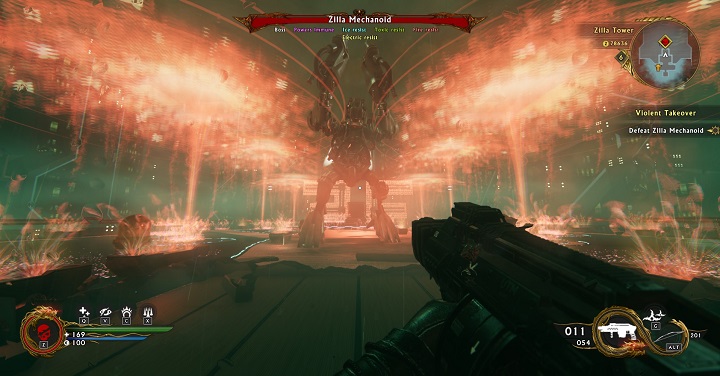 Lasers everywhere! - Violent Takeover | Main missions - Main missions - Shadow Warrior 2 Game Guide