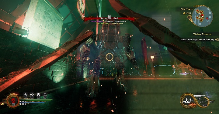 Find the boss - youll get a good weapon after killing him - Violent Takeover | Main missions - Main missions - Shadow Warrior 2 Game Guide