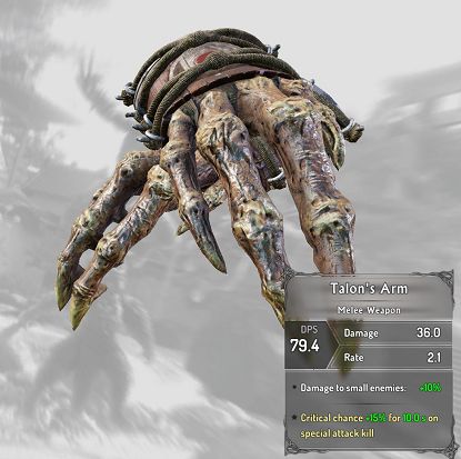 Talons Arms - Weapos and equipment (2) - Character development - Shadow Warrior 2 Game Guide