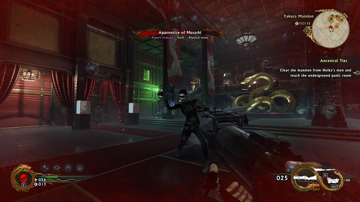 The crimswords, which he drops, are very powerful - Ancestral Ties | Main missions - Main missions - Shadow Warrior 2 Game Guide