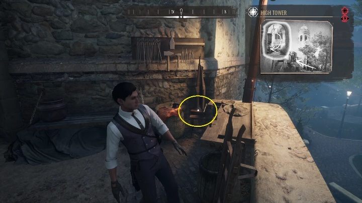 Exact location: This one is easy - Sherlock Holmes Chapter One: Treasures - list of all - Secrets & Collectibles - Sherlock Holmes Chapter One Guide