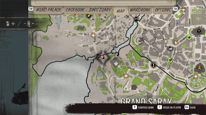 Region North-east of Grand Saray - Sherlock Holmes Chapter One: Treasures - list of all - Secrets & Collectibles - Sherlock Holmes Chapter One Guide