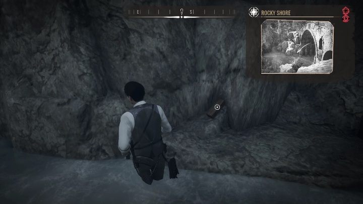 Exact location: To get this collectible, you need to descend to the beach and search along the rocks - Sherlock Holmes Chapter One: Treasures - list of all - Secrets & Collectibles - Sherlock Holmes Chapter One Guide