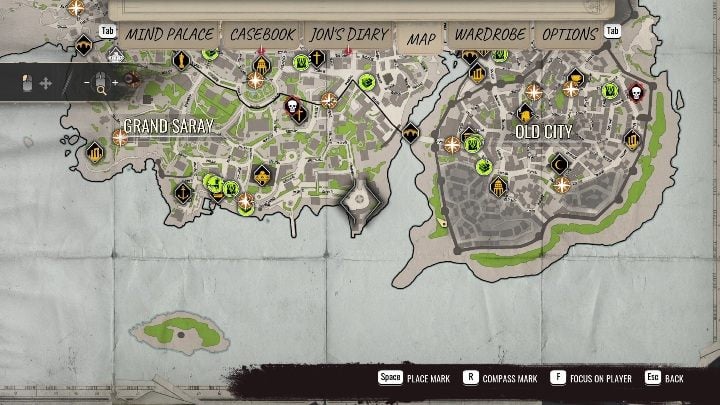 Region South-west of Grand Saray - Sherlock Holmes Chapter One: Treasures - list of all - Secrets & Collectibles - Sherlock Holmes Chapter One Guide