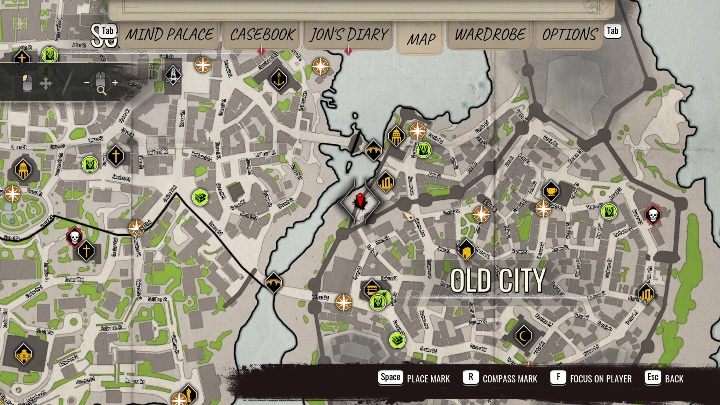 Region: North-western part of Old City - Sherlock Holmes Chapter One: Treasures - list of all - Secrets & Collectibles - Sherlock Holmes Chapter One Guide
