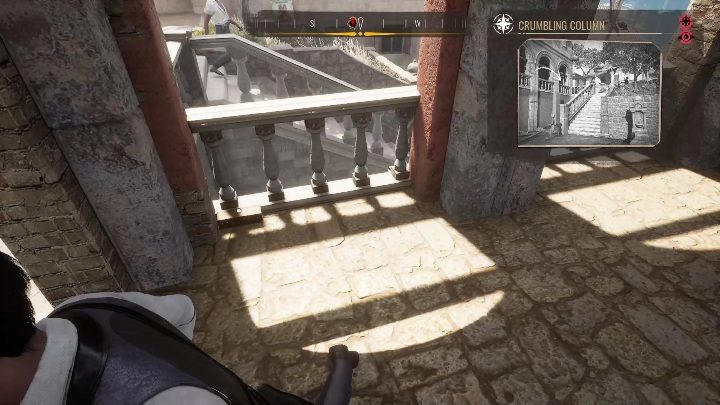 Exact location You will find this treasure right by the railings, next to the magnificent white stairs - Sherlock Holmes Chapter One: Treasures - list of all - Secrets & Collectibles - Sherlock Holmes Chapter One Guide