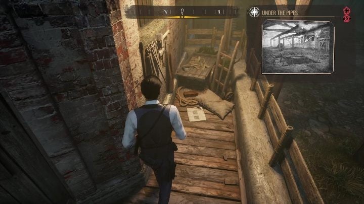 Exact location: This one is easy - Sherlock Holmes Chapter One: Treasures - list of all - Secrets & Collectibles - Sherlock Holmes Chapter One Guide