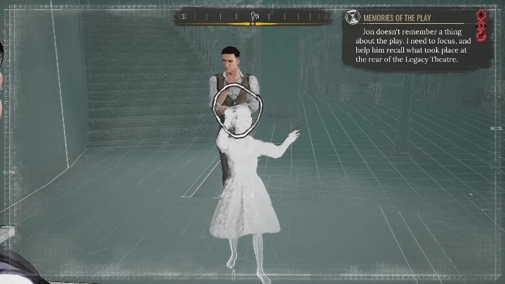 The next thing you have to do is look at the little girl Jon is standing next to - Sherlock Holmes Chapter One: Flashes of Merriment - walkthrough, Cordona stories - Cordon Tales - Sherlock Holmes Chapter One Guide