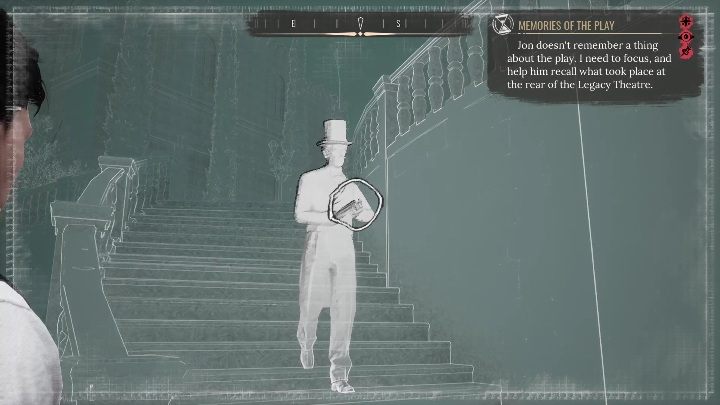 Then your attention will be drawn to the organizer of the whole event - Sherlock Holmes Chapter One: Flashes of Merriment - walkthrough, Cordona stories - Cordon Tales - Sherlock Holmes Chapter One Guide