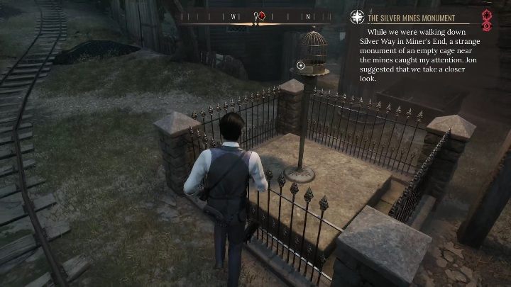 In the eastern part of Miner's End, near the apiary, there is a statue that will grab any man's attention - Sherlock Holmes Chapter One: For the Birds, Cordona stories - Cordon Tales - Sherlock Holmes Chapter One Guide