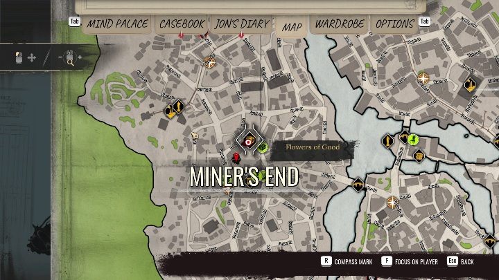 There's a bar in the middle of Miner's End - Sherlock Holmes Chapter One: For the Birds, Cordona stories - Cordon Tales - Sherlock Holmes Chapter One Guide