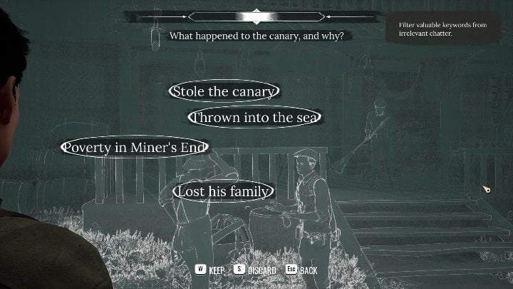 The following is the correct information - Sherlock Holmes Chapter One: For the Birds, Cordona stories - Cordon Tales - Sherlock Holmes Chapter One Guide