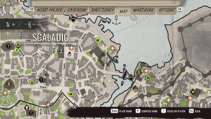 2 - Sherlock Holmes Chapter One: Treasure Island, Stage 1 - walkthrough, solution - Cordon Tales - Sherlock Holmes Chapter One Guide