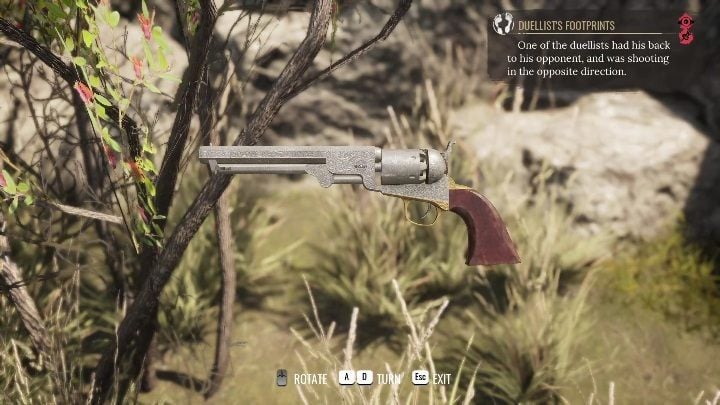 The gun is a revolver - you need to look at it from different angles - Sherlock Holmes Chapter One Other Cases - Blindsided - walkthrough, solution - Other matters - Sherlock Holmes Chapter One Guide