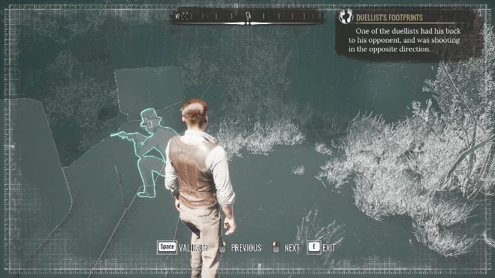 At the hill there should be a man with a hat on his head, aiming at the gentlemen shooting at the bottom - Sherlock Holmes Chapter One Other Cases - Blindsided - walkthrough, solution - Other matters - Sherlock Holmes Chapter One Guide