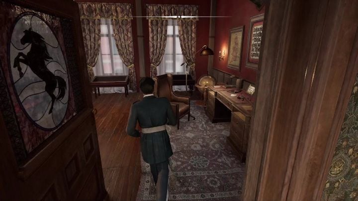 The man's room is directly opposite the room you were in - Sherlock Holmes Chapter One Other Cases - Blindsided - walkthrough, solution - Other matters - Sherlock Holmes Chapter One Guide