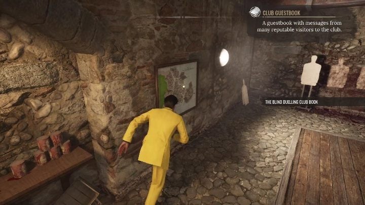 There are multiple clues in the basement - a shelf with gunpowder, casings, a rule book, and a map which should be examined - Sherlock Holmes Chapter One Other Cases - Blindsided - walkthrough, solution - Other matters - Sherlock Holmes Chapter One Guide