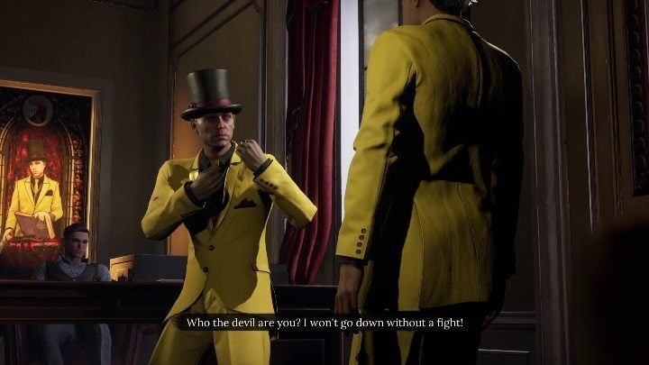 Inside the room you will see a man who will not be friendly to you - Sherlock Holmes Chapter One Other Cases - Blindsided - walkthrough, solution - Other matters - Sherlock Holmes Chapter One Guide