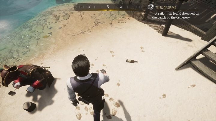 There should be a wine bottle nearby - Sherlock Holmes Chapter One Other Cases: Siren Song - walkthrough, solution - Other matters - Sherlock Holmes Chapter One Guide