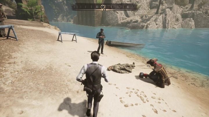 After examining all the clues, return to the police officer and tell him that we are dealing with foul play - Sherlock Holmes Chapter One Other Cases: Siren Song - walkthrough, solution - Other matters - Sherlock Holmes Chapter One Guide