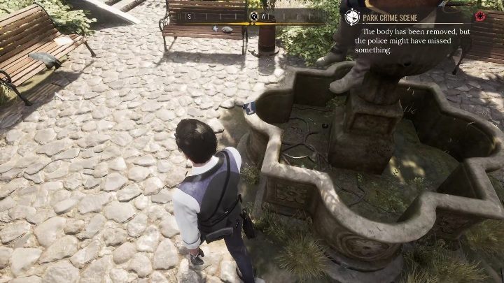 Move on to the well - Sherlock Holmes Chapter One Other Cases: Siren Song - walkthrough, solution - Other matters - Sherlock Holmes Chapter One Guide