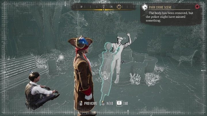 After collecting all the evidence, you can now reconstruct the events - Sherlock Holmes Chapter One Other Cases: Siren Song - walkthrough, solution - Other matters - Sherlock Holmes Chapter One Guide