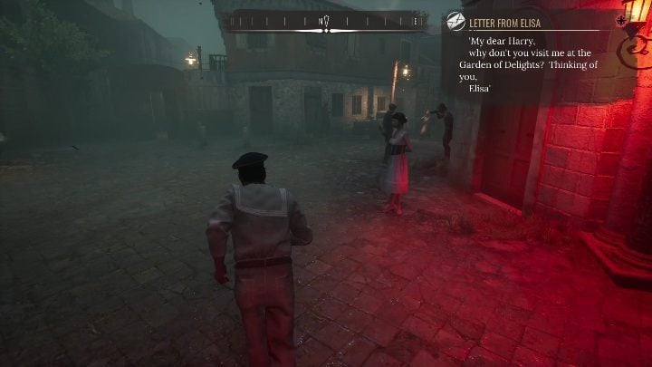 Nearby is the prime suspect - you can recognize her thanks to her white dress - Sherlock Holmes Chapter One Other Cases: Siren Song - walkthrough, solution - Other matters - Sherlock Holmes Chapter One Guide