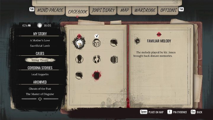 9 - Sherlock Holmes Chapter One: String Theory - walkthrough, Other Cases - Other matters - Sherlock Holmes Chapter One Guide