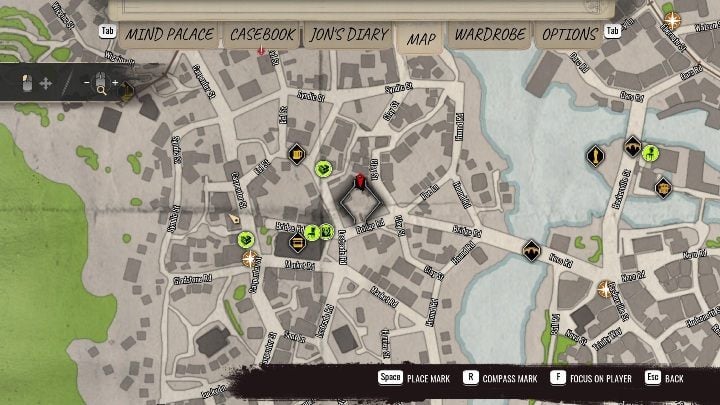 Time to move to Miner's End, near the market - Sherlock Holmes Chapter One: Iron Coffin - walkthrough, Other Cases - Other matters - Sherlock Holmes Chapter One Guide