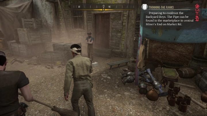 In this outfit, go to a man who needs information from you - Sherlock Holmes Chapter One: Iron Coffin - walkthrough, Other Cases - Other matters - Sherlock Holmes Chapter One Guide