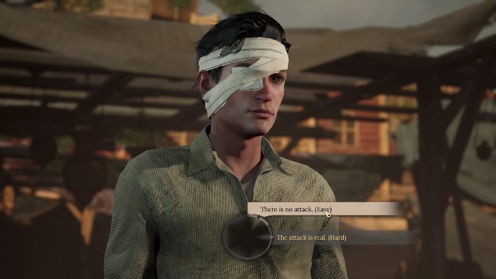 All you have to do is tell him " There is no attack - Sherlock Holmes Chapter One: Iron Coffin - walkthrough, Other Cases - Other matters - Sherlock Holmes Chapter One Guide