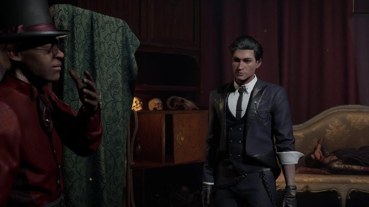 You need to talk to the medium once you've checked the room - Sherlock Holmes Chapter One: Ghosts of the Past, seance room - walkthrough - Ghosts of the past - Sherlock Holmes Chapter One Guide