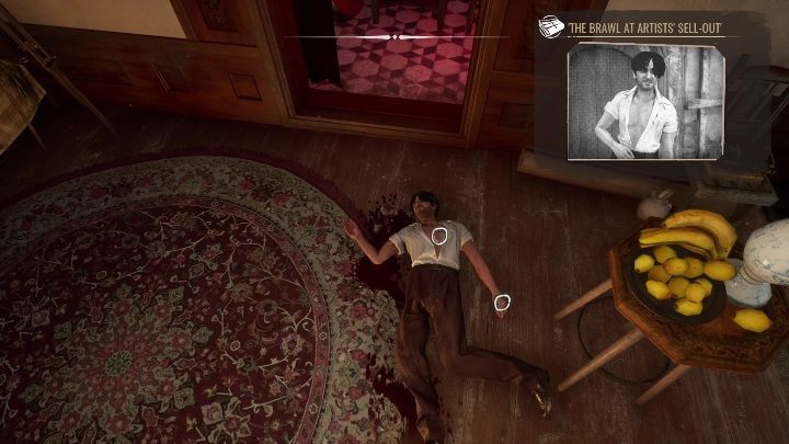 After entering the apartment, it's time to look at the crime scene - Sherlock Holmes Chapter One: The Muse from Abroad, the painters apartment - walkthrough - The Muse From Abroad - Sherlock Holmes Chapter One Guide