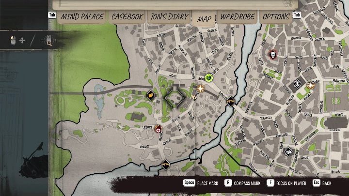 The case happened in the cemetery you visited earlier during the task A Mother's Love - cemetery - Sherlock Holmes Chapter One: What Was Did in the Shadows - walkthrough - Police cases - Sherlock Holmes Chapter One Guide