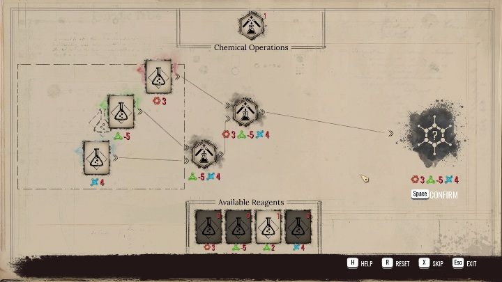 Reagents - Sherlock Holmes Chapter One: What Was Did in the Shadows - walkthrough - Police cases - Sherlock Holmes Chapter One Guide