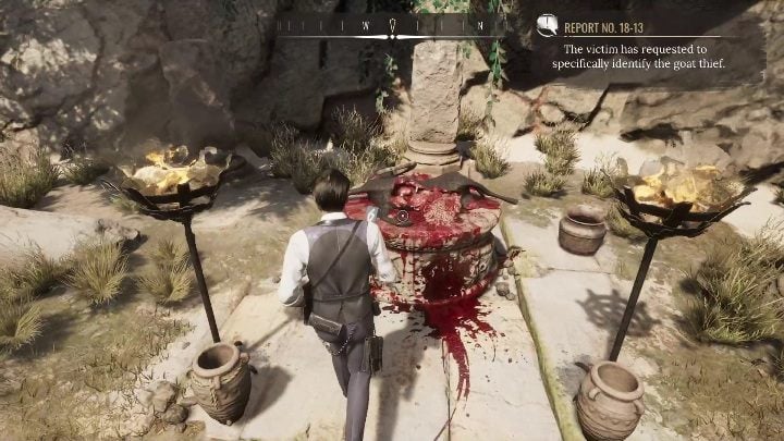 6th evidence: What's left is the altar with the victim - Sherlock Holmes Chapter One: The Scapegoat - walkthrough - Police cases - Sherlock Holmes Chapter One Guide