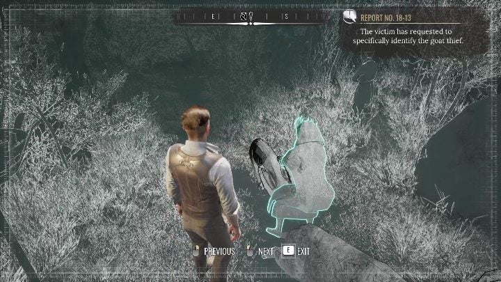 1st place: By the first goat, you have to place a woman in a skirt, with a mask with feathers and a long beak - Sherlock Holmes Chapter One: The Scapegoat - walkthrough - Police cases - Sherlock Holmes Chapter One Guide