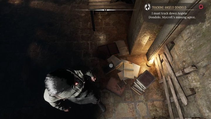 After examining the corpse, look at the books that are right next to it - Sherlock Holmes Chapter One: The Lost Shopkeeper Mycrofts Case - walkthrough, solution. - Mycroft Cases - Sherlock Holmes Chapter One Guide