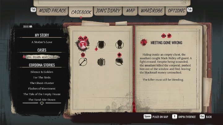 3 - Sherlock Holmes Chapter One: Love, Death, and Cordona - walkthrough, solution - Mycroft Cases - Sherlock Holmes Chapter One Guide