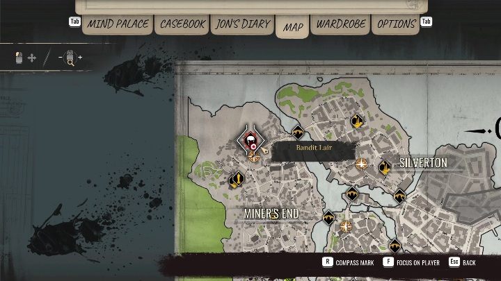 3 - Sherlock Holmes Chapter One: Bandit Lairs - list of all - Secrets & Collectibles - Sherlock Holmes Chapter One Guide